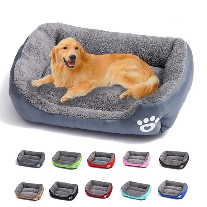 Candy-colored Warm Dog Bed