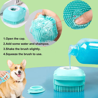 Pet Bath massage brush