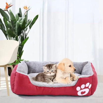 Candy-colored Warm Dog Bed